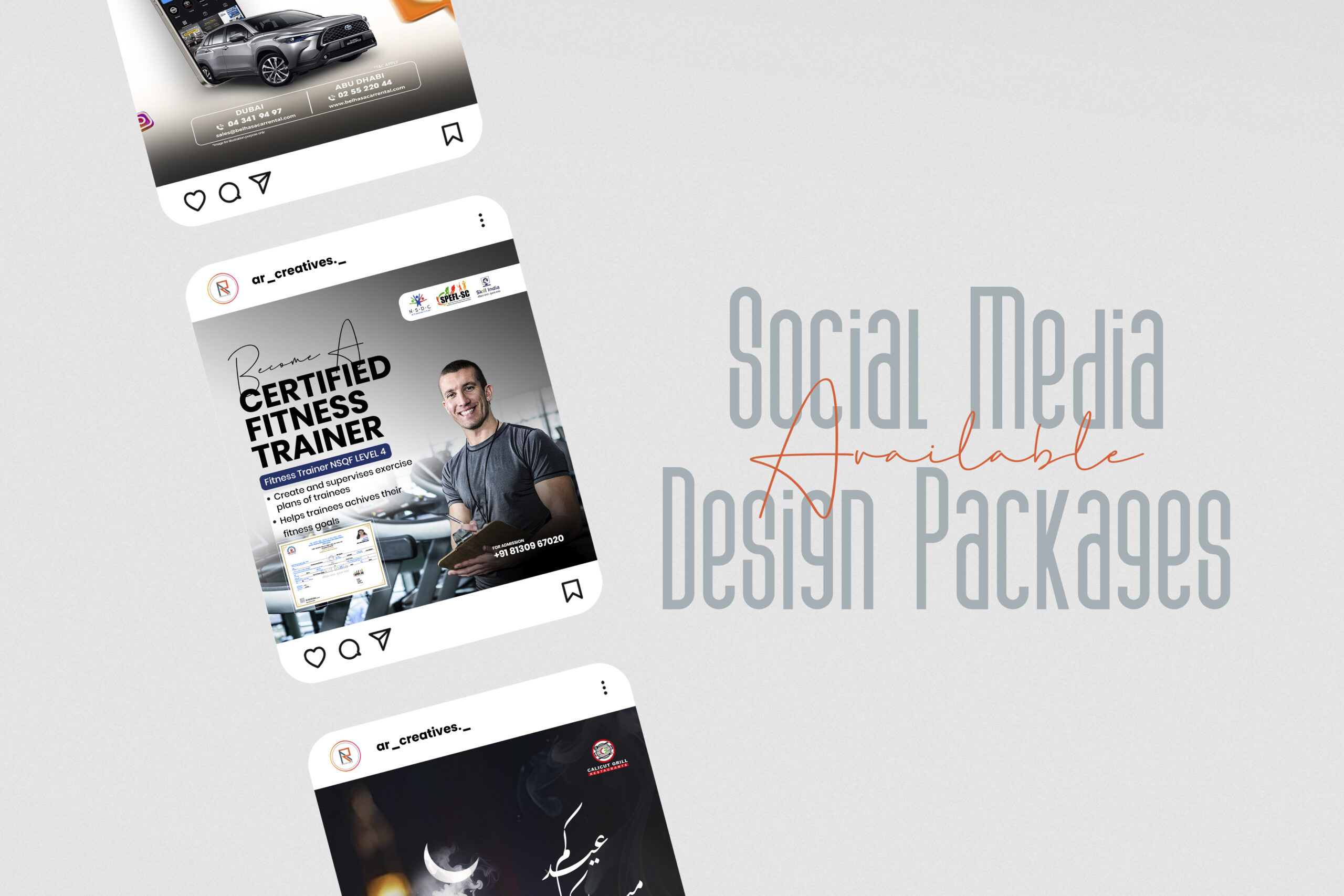 Ar Creatives Social media designs